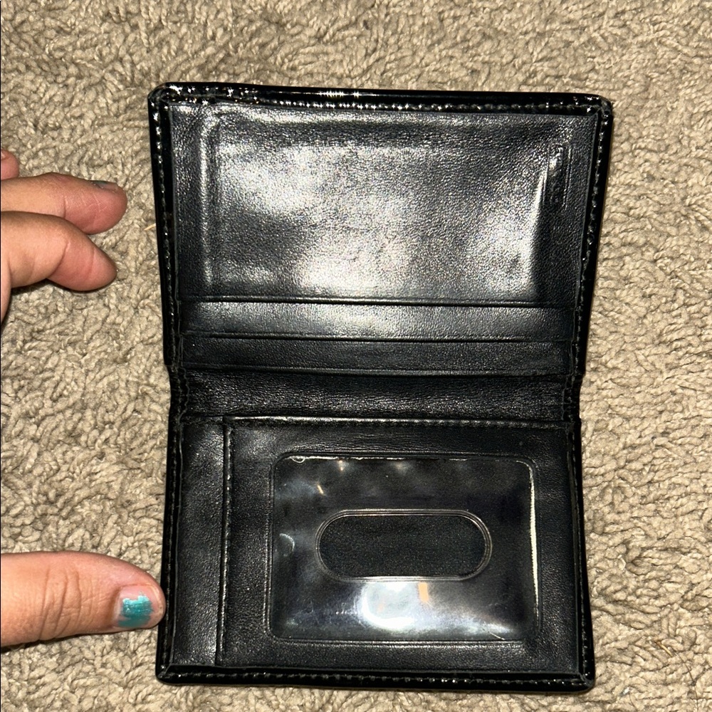 Black And Gray Patterned Wallet - image 5